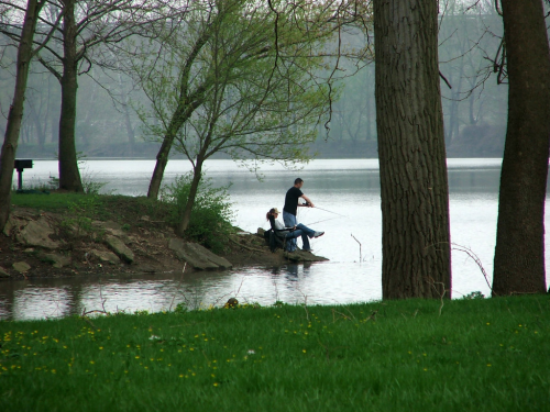 huffman lake fishing Image