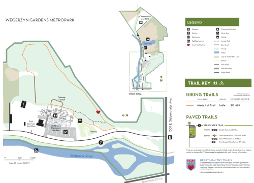 Wegerzyn Garden Map Image