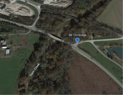 river access bridge Image